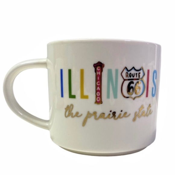 New Threshold Chicago Illinois Route 66 "The Prairie State" Mugs - Set of 2 - Picture 8 of 11